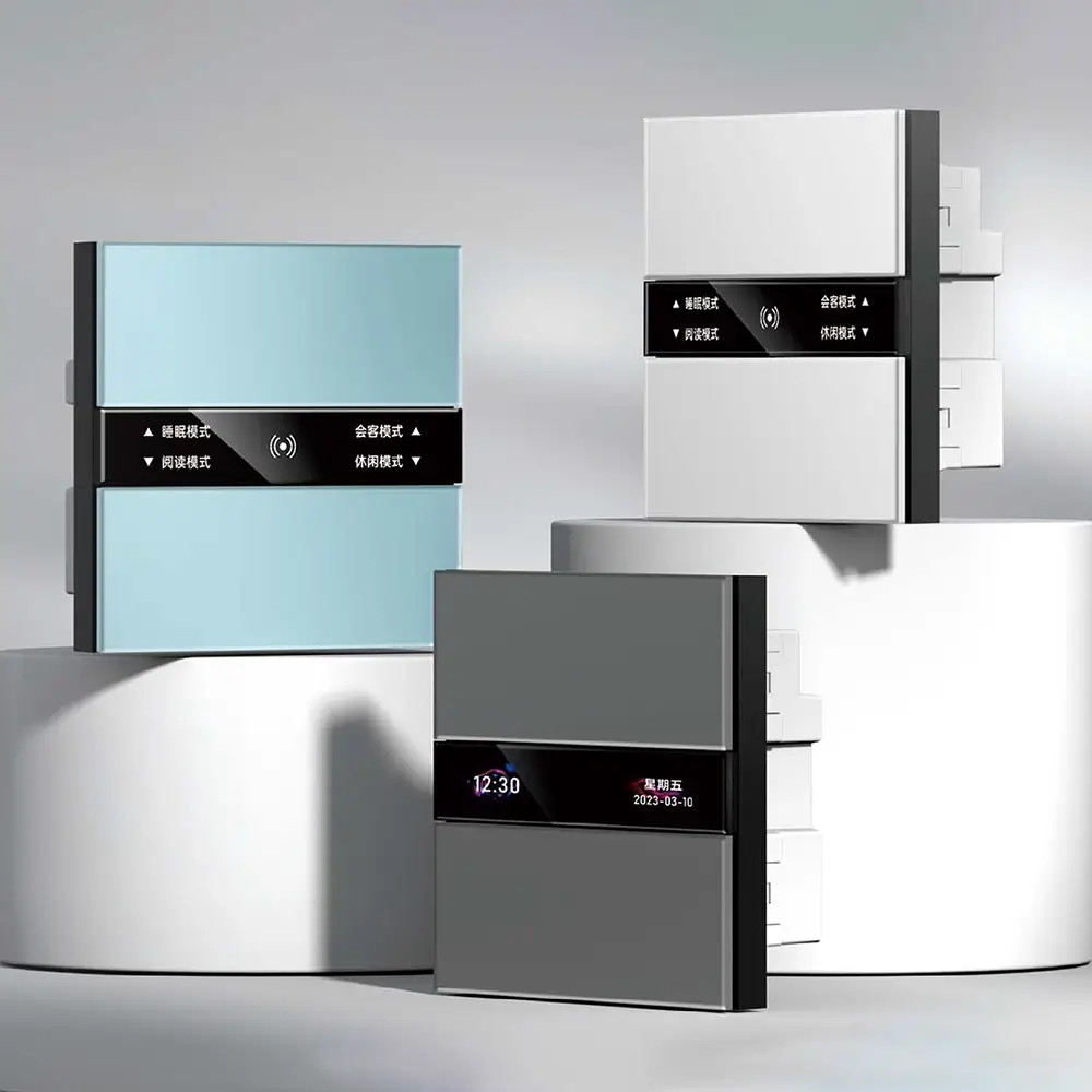 带显示智能控制面板开关