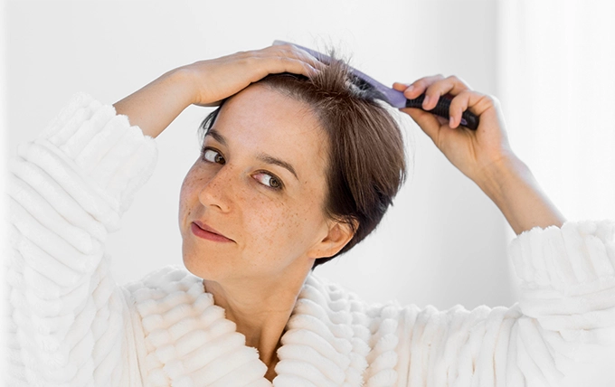 Electronic hair growth device for scalp care